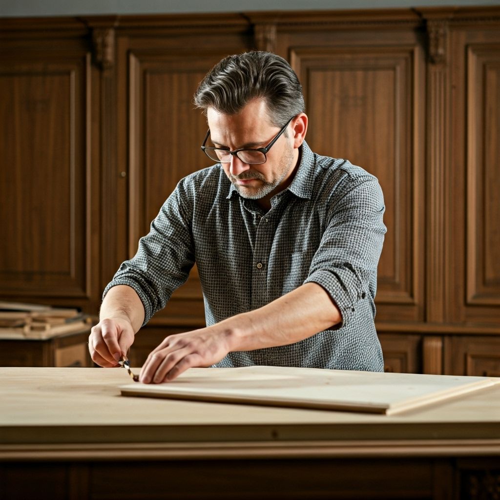 Master craftsman at work